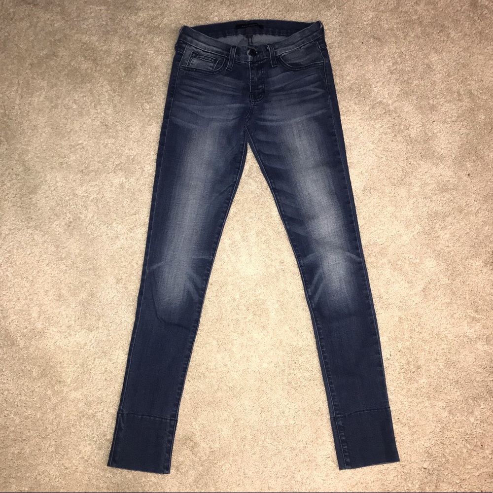 Flying Monkey blue dark wash skinny jeans